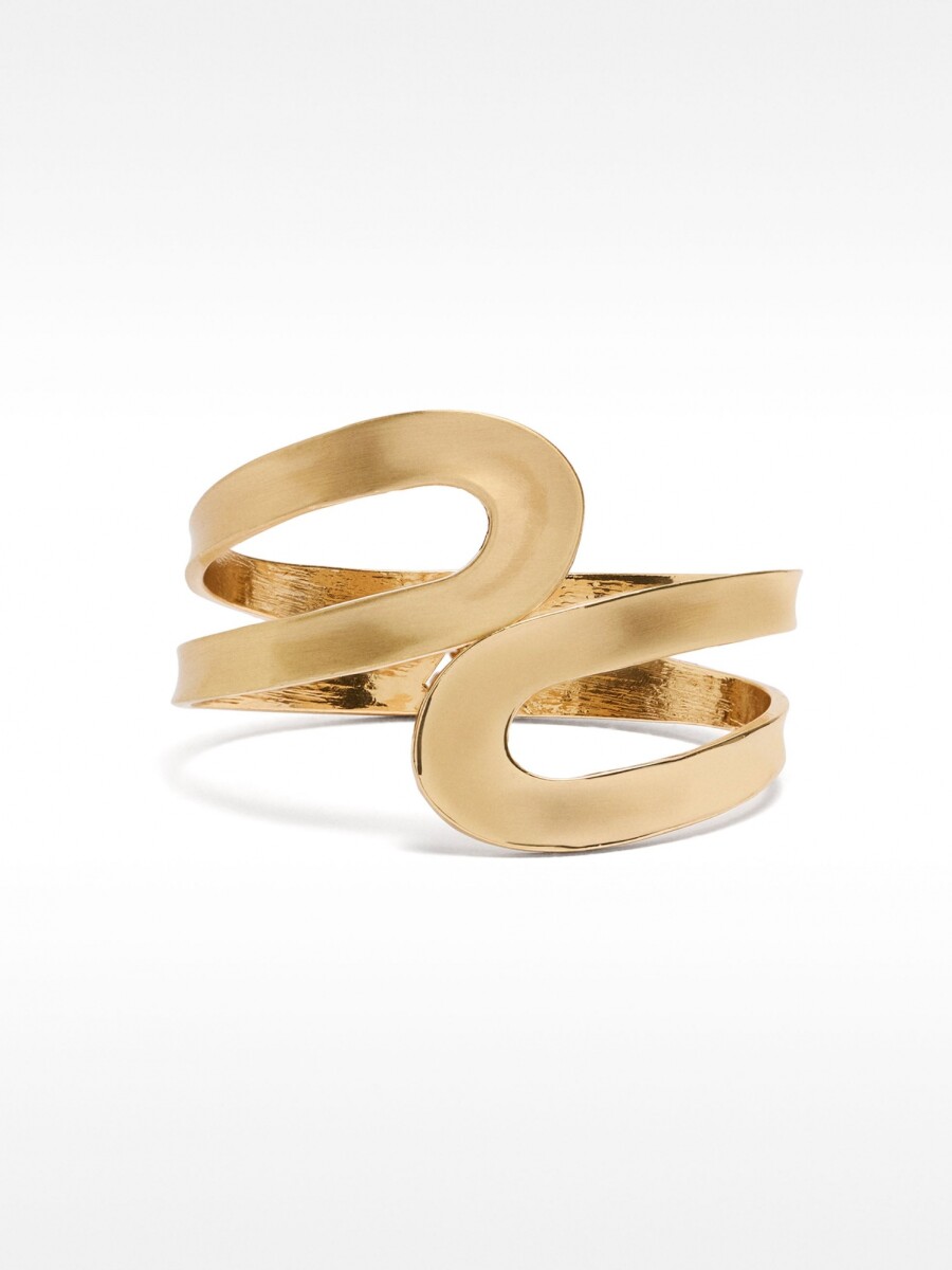 Pulsera Rígida Dorada dorado