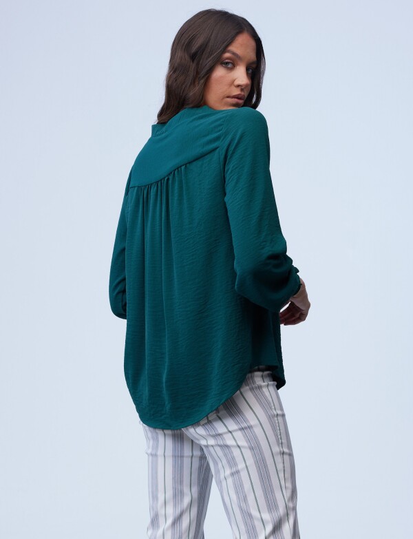 Blusa Frunces VERDE