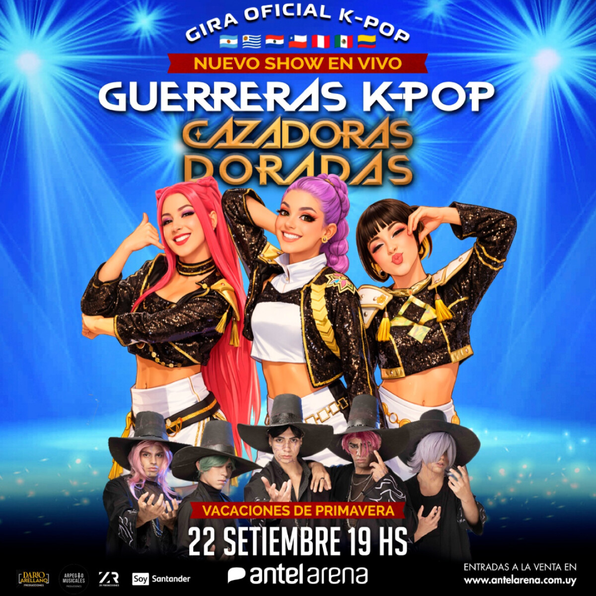 Guerreras Kpop en Antel Arena - Sector D 