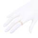Anillo medio sin fin oro 18k amarillo carril con 5 brillantes princesa. Anillo medio sin fin oro 18k amarillo carril con 5 brillantes princesa.