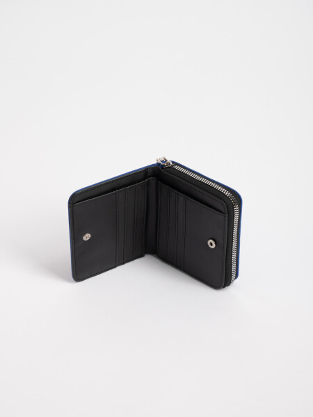 Billetera corazón Azul