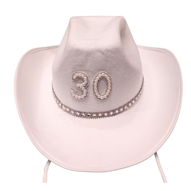 Sombrero Cowboy N°30 Blanco
