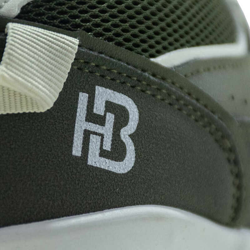 Championes The Brooklyn Haus Parker de Hombre Beige-verde