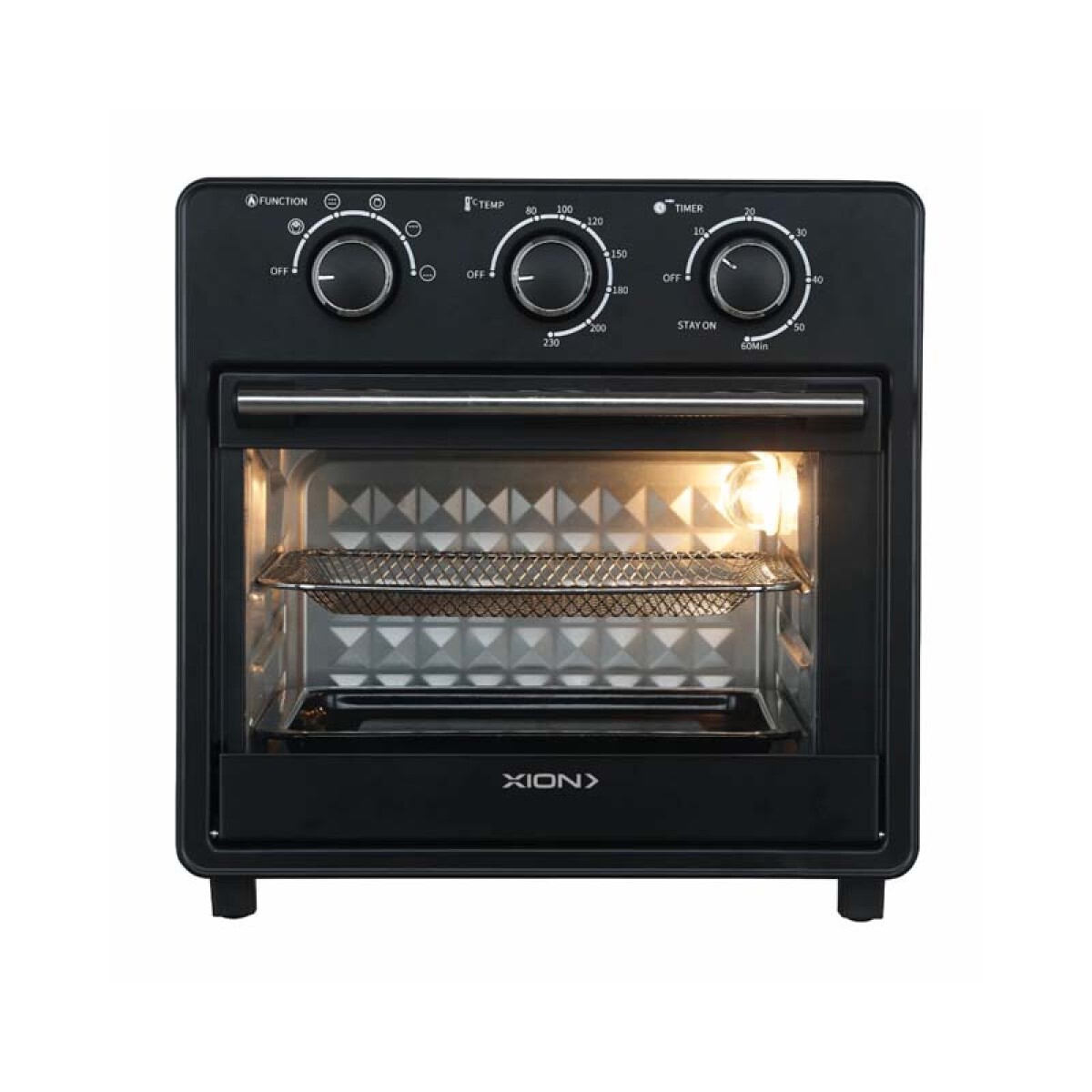 Horno Freidora sin Aceite Xion Xi-Fr180 18 lts - Negra 