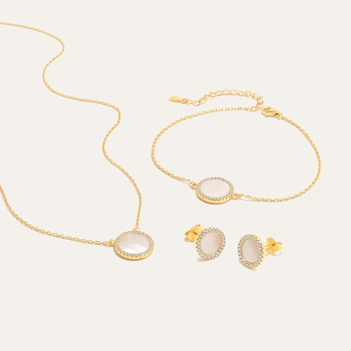 Set Aura - Plata y Baño de Oro 