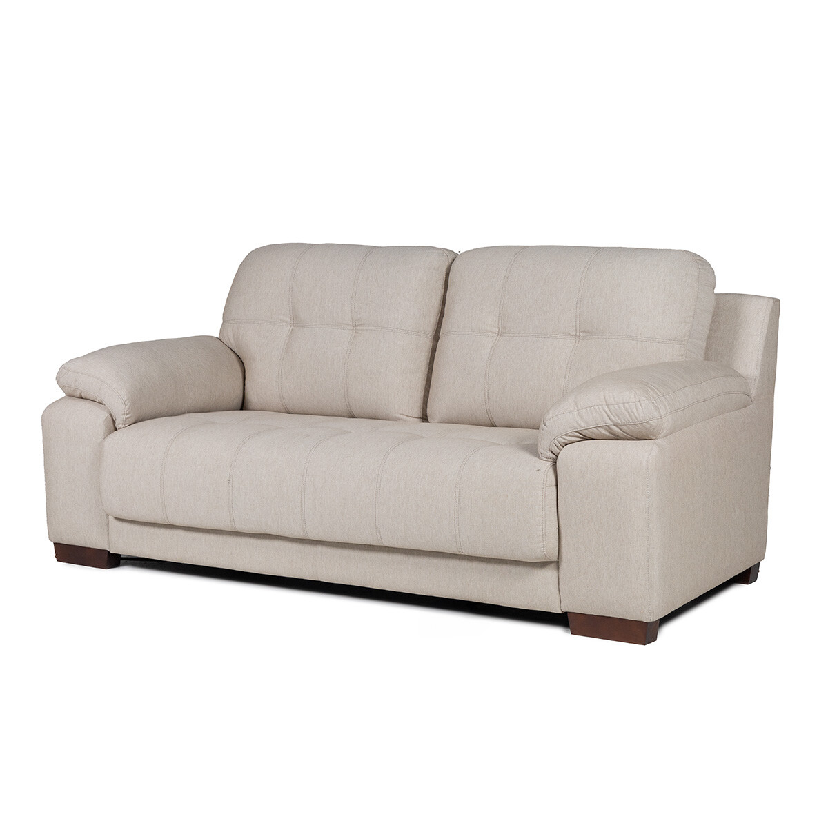 Sofá Madri - Tela Rústica - 2,5 cuerpos - AM-4871 (Beige) 