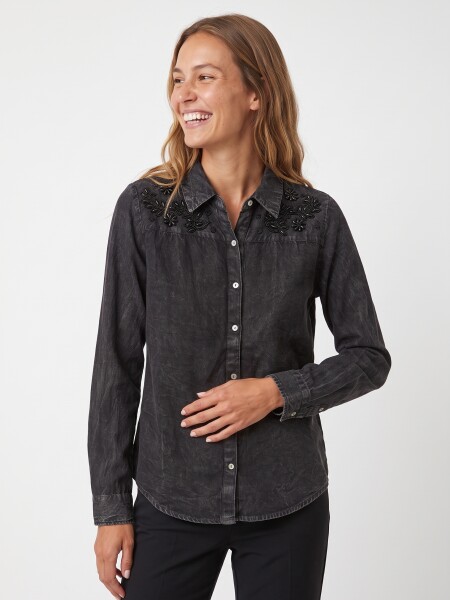 CAMISA CRAWFORD NEGRO