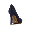 Zapato Formal Mujer Vizzano Taco Alto Clásico Marino
