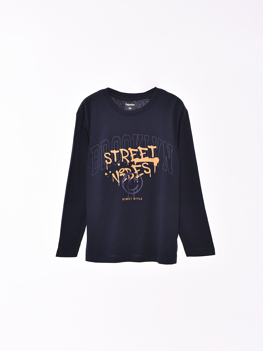 REMERA MARCOS - AZUL OSCURO 