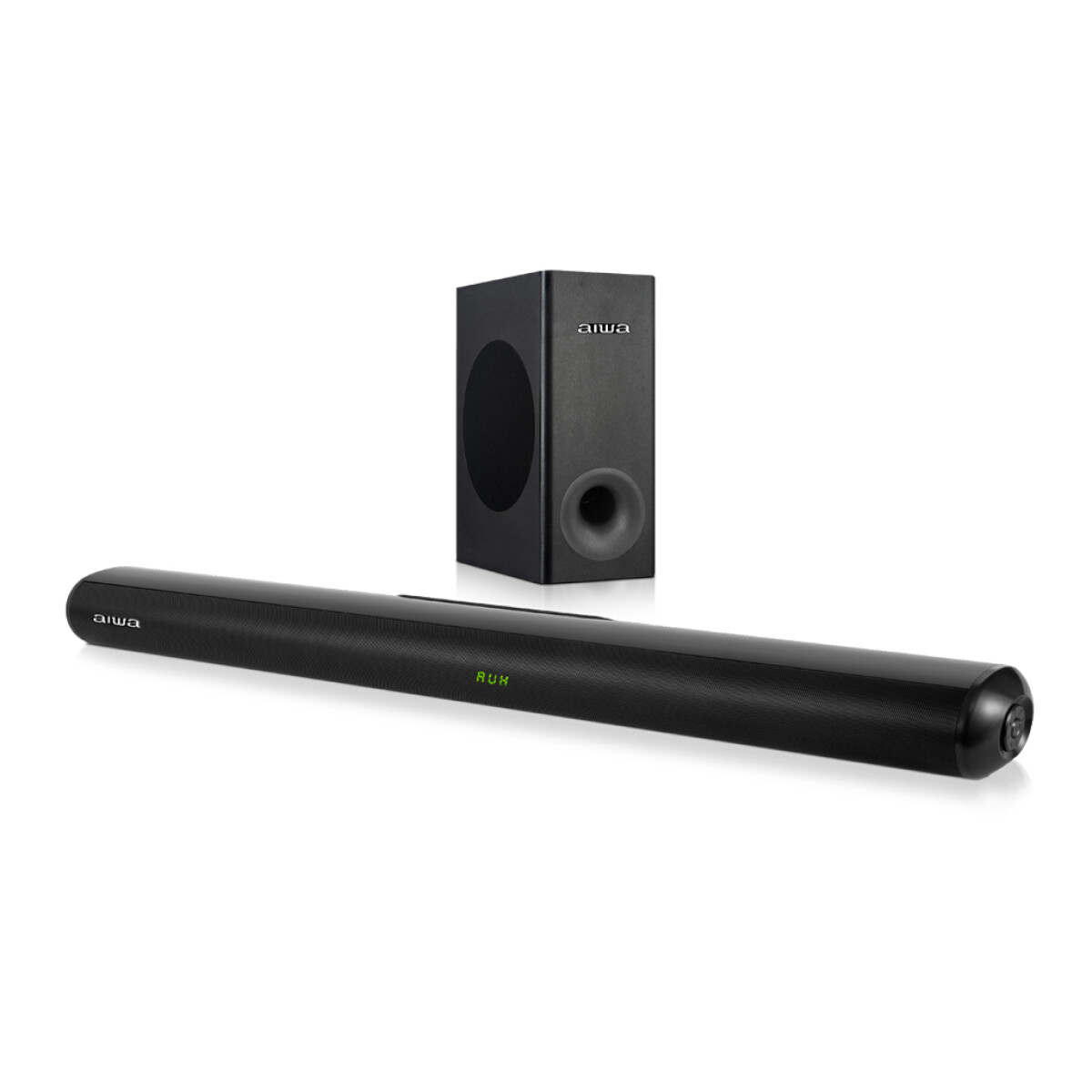 Barra de Sonido Bluetooth AIWA 2.1 Canles 120W RMS con Subwoofer inalámbrico | AW-SBH21W-W 