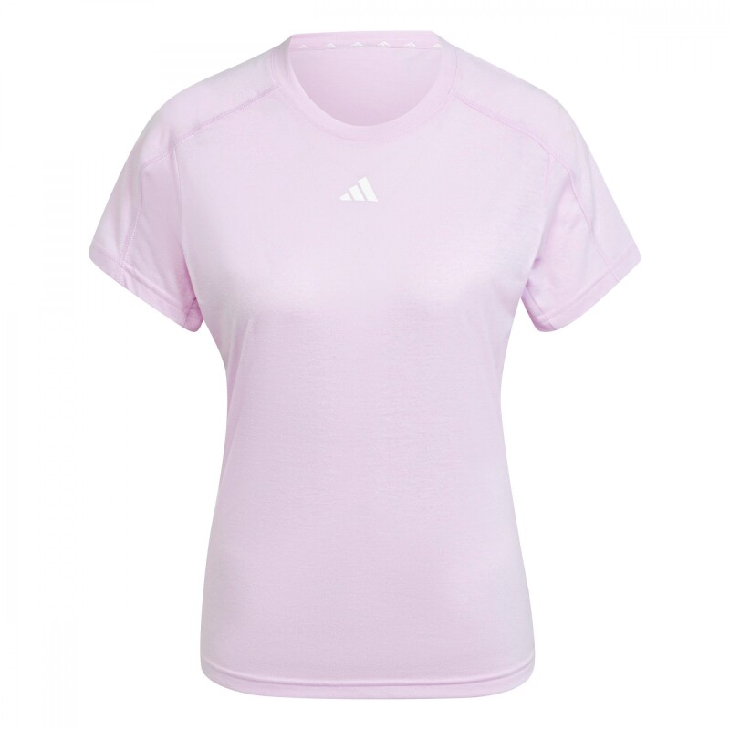 Remera AEROREADY Train Essentials Minimal Branding de Mujer Morado