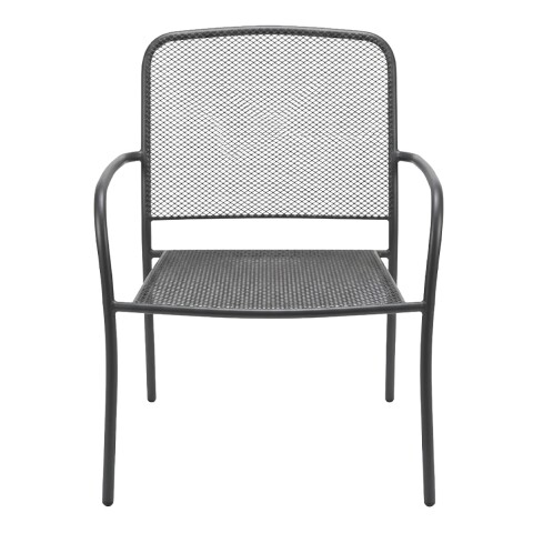 SILLA METAL GRIS OSC 68X70X82CM Unica