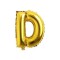 Letra Inflable Dorada 16" D