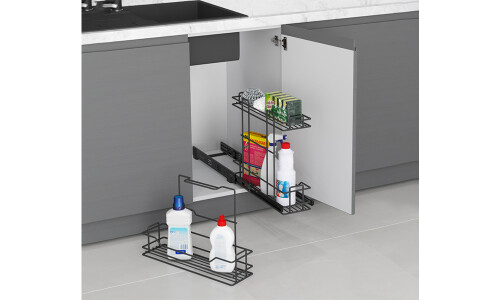 Soporte p/detergente con cesta S-2498-A Soporte P/detergente Con Cesta S-2498-a