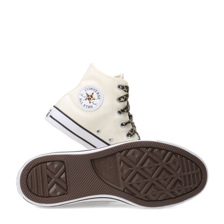 Championes Unisex Converse Ctas Hi Chuck Taylor All Star Beige - Natural