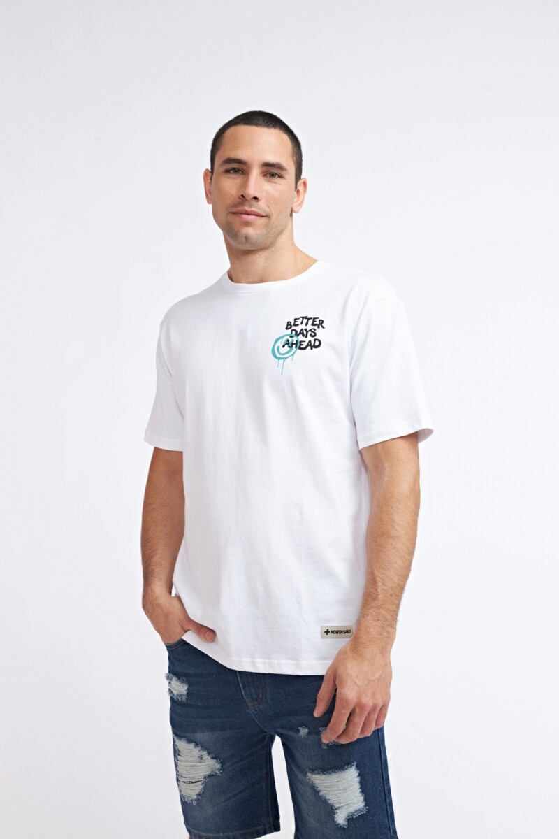 Remera Oversize Milton N+ - Blanco 