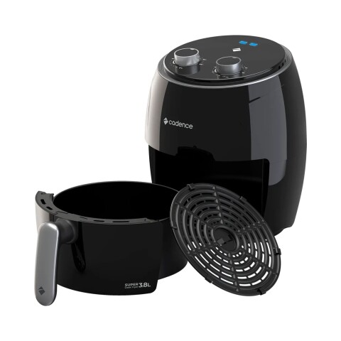 Freidora Air Fryer Cadence Super Cook 3.8L Negro Freidora Air Fryer Cadence Super Cook 3.8L Negro