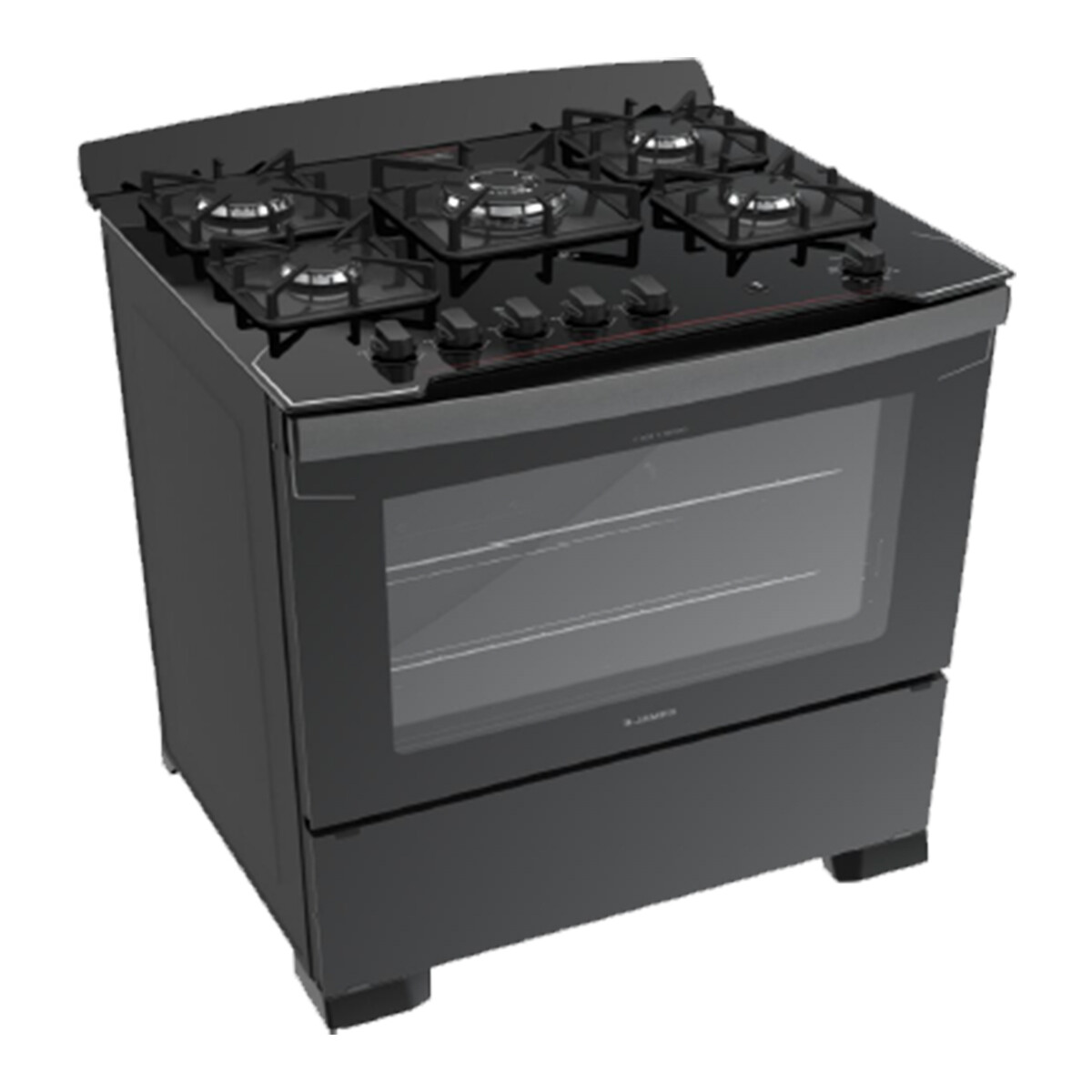 Cocina A Gas James C805v - COCINA JAMES A GAS C805V NEGRA 7805 