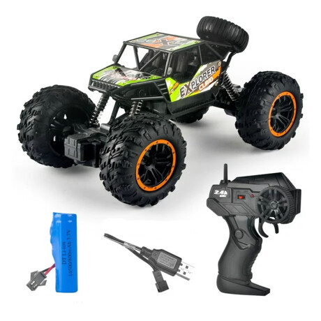 Auto Control Remoto RC Todo Terreno 4x4 p/ niños Azul