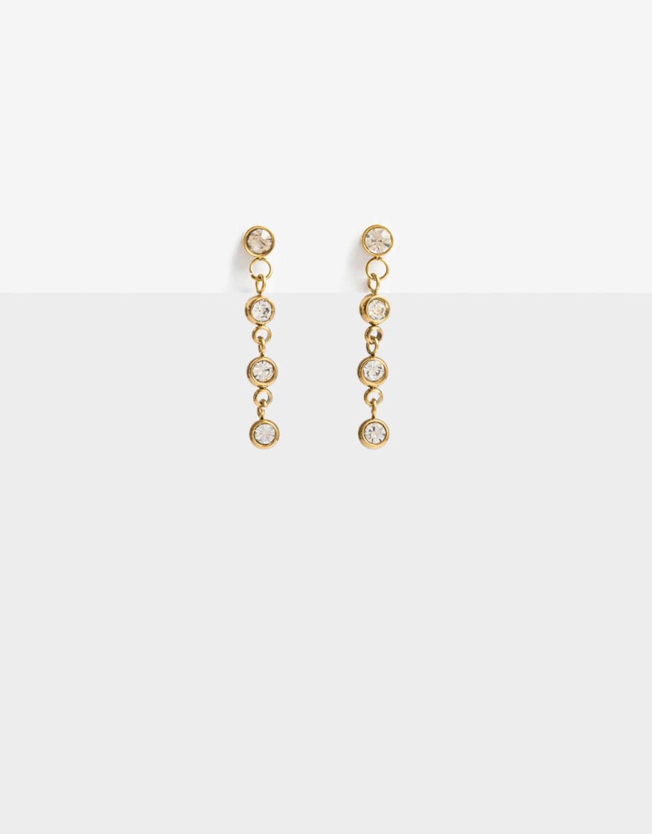 Aros Cortos De Acero Exclusive Edition - Dorado 