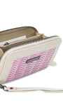 BILLETERA LORENZA TELAR MAGENTA Y CRUDO