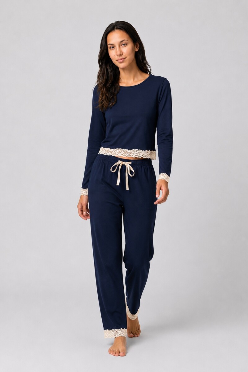 Pijama Uma Azul Marino