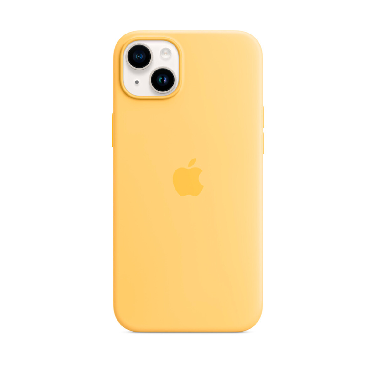 Apple funda silicona MagSafe iPhone 14 Plus Sunglow 