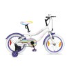 Bicicleta Baccio R.16 Niña Mystic (std) Blanco/violeta