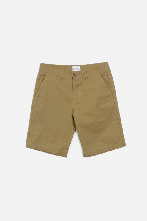 Short de gabardina KHAKI