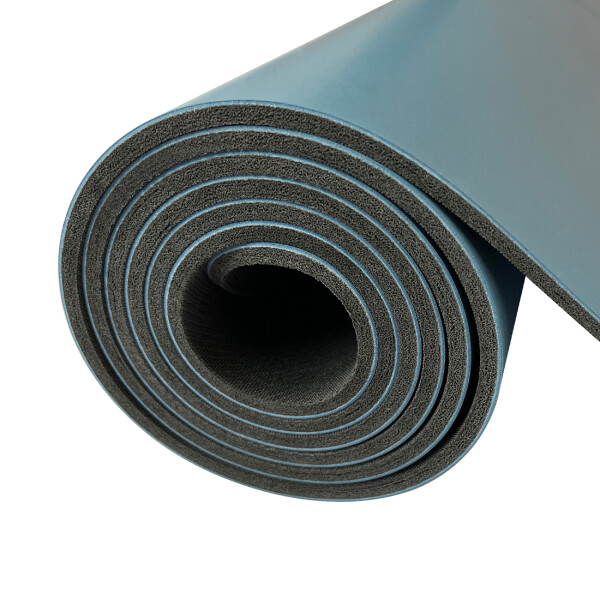Yoga Mat Sukha Superior Con Alineación 5mm Azul Marino