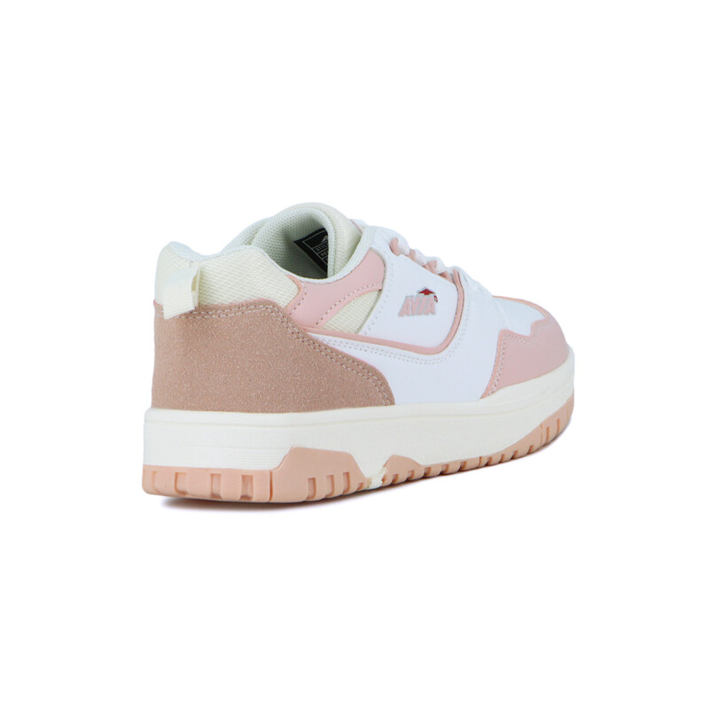Avia Zapatilla Mujer Casual Cordelia - White/pink Blanco-rosado
