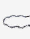 Vinchas Rígidas Strass Vincha Rígida Wavy - Plateado Hematite