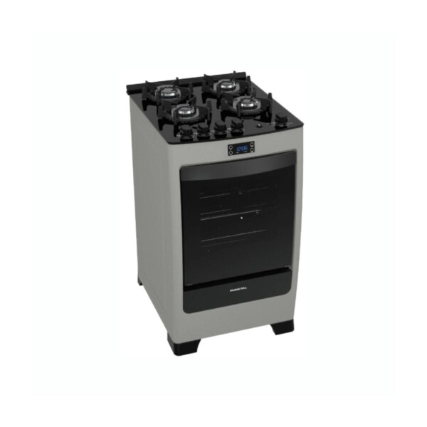 COCINA S/GAS - TERMOCUPLA- MESA VIDRIO - ENC. ELEC.- AUTO LIMP. negro