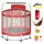 Cama Elástica 1.40m + Hamaca + Bolsa Box + Aro + Acc Rojo