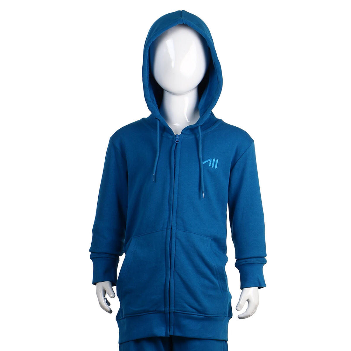 Austral BOYS COTTON JACKET WITH HOOD- BLUE - Azul 