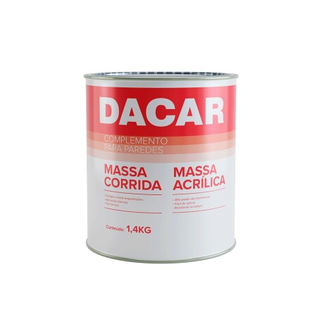 DACAR ENDUIDO PLASTICO PREMIUM MASSA CORRIDA P.V.A 1.4 KGS Dacar Enduido Plastico Premium Massa Corrida P.v.a 1.4 Kgs