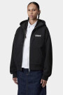 W' HOODED SCHOOLING JACKET Negro
