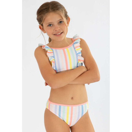 Bikini pom 2-10m Rayas/escoces