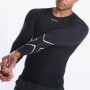 Core Compression Long Sleeve - Hombre Black/silver