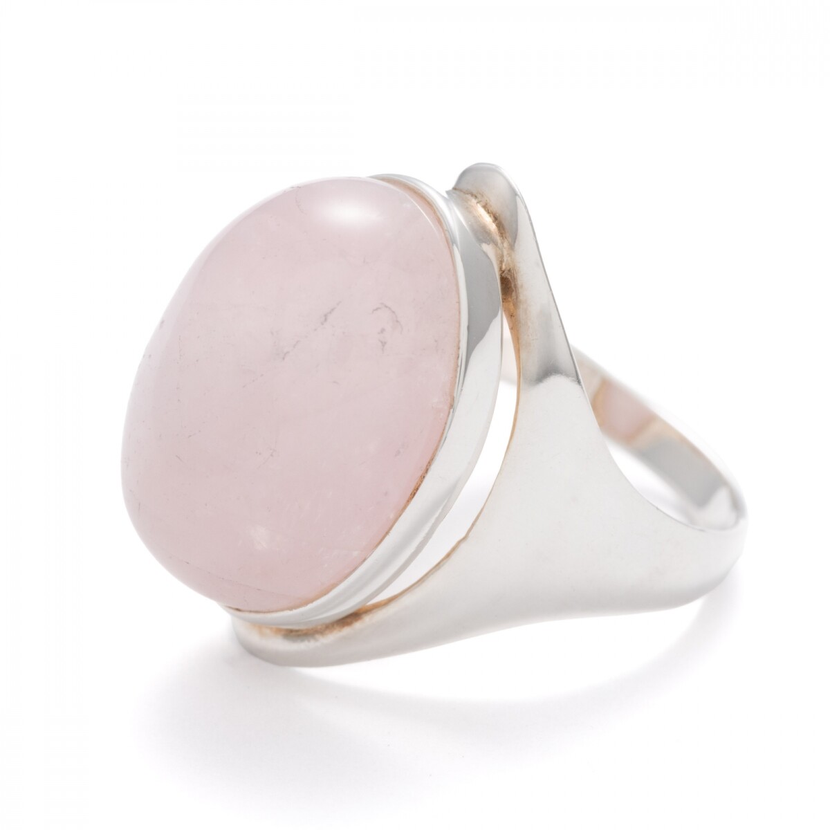 Anillo cuarzo rosa 