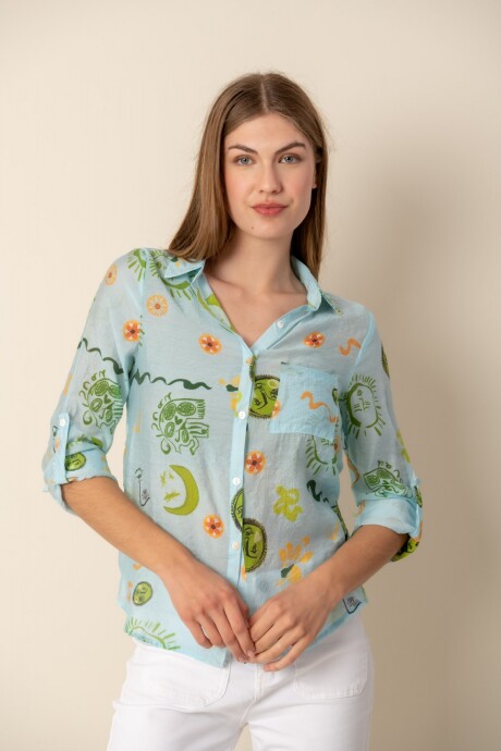 Camisa estampada San Bou