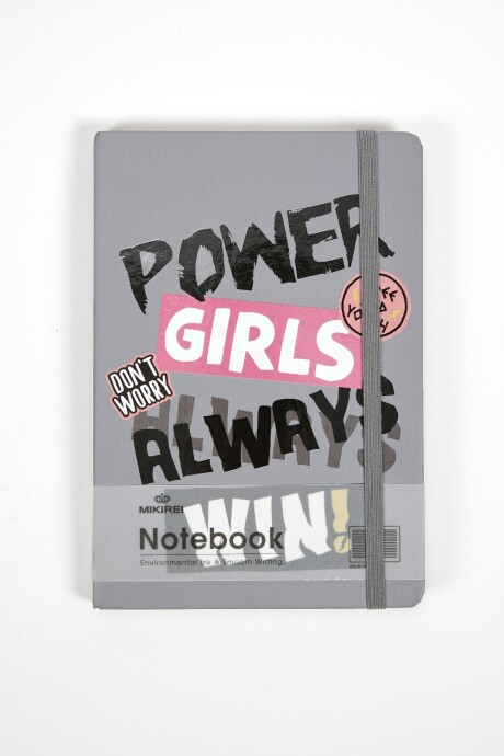 Cuaderno Frases 21x14,5cm, 96 Hojas Estampado 3