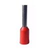 TERMINAL TUBULAR C/AISLACION 1MM2 ROJO TERMINAL TUBULAR C/AISLACION 1MM2 ROJO