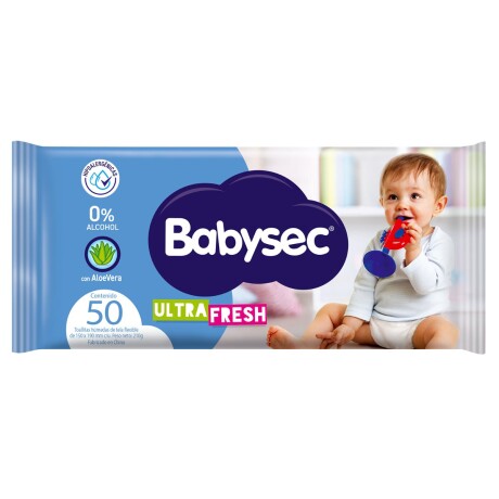 Toallitas humedas Babysec ultra fresh 50 unidades Toallitas humedas Babysec ultra fresh 50 unidades