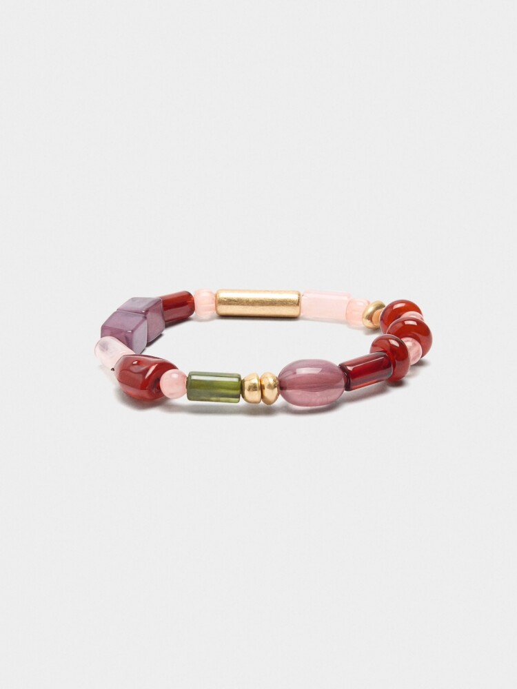 Pulsera Elástica Multicolor Efecto Piedra multicolor