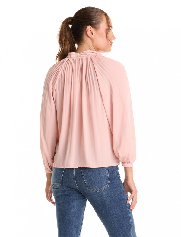 Blusa Plisada ROSA
