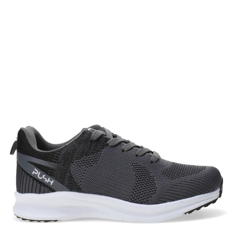Championes Unisex Push CARMEL acordonado Gris Oscuro