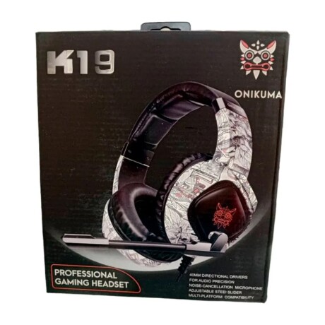 Auriculares Gamer Onikuma K19 BLANCO