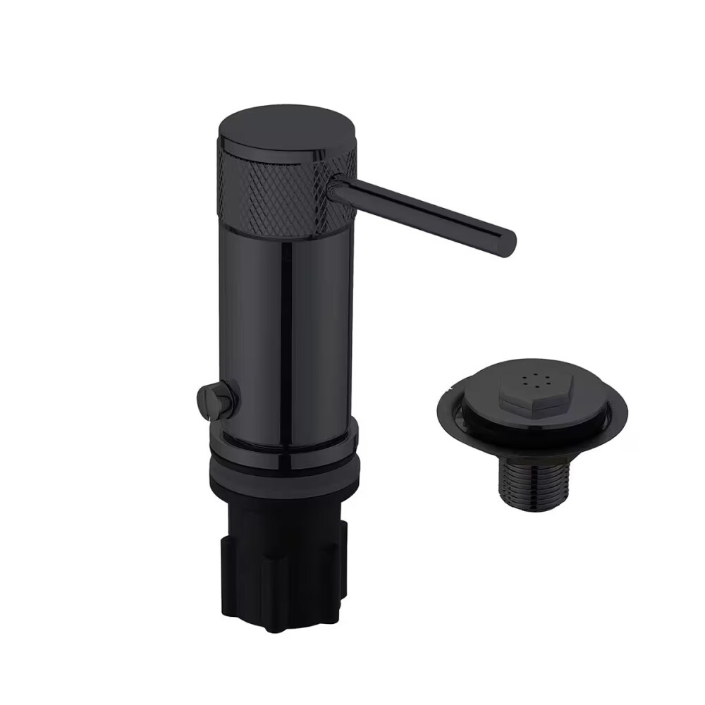 Grifería de bidet Monocomando con transferencia Fasano negro mate Grifería De Bidet Monocomando Con Transferencia Fasano Negro Mate