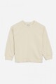 Sweatshirt manga ranglán BEIGE